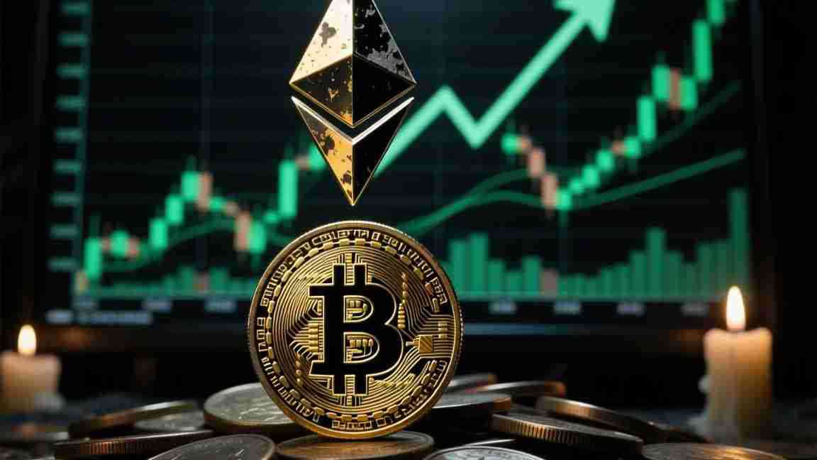 比特币昨日价格走势震荡上行,收盘站上关键阻力位